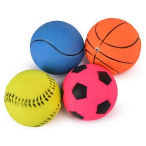 фото Игрушка для собак nobby мяч спортивный, 7,2 см (0.14 кг) (4 штуки)