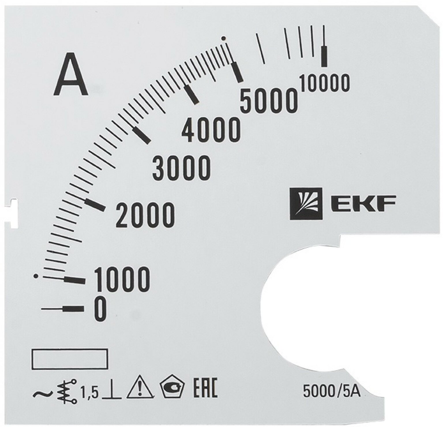 Шкала сменная для A961 5000-5А-1,5 EKF PROxima