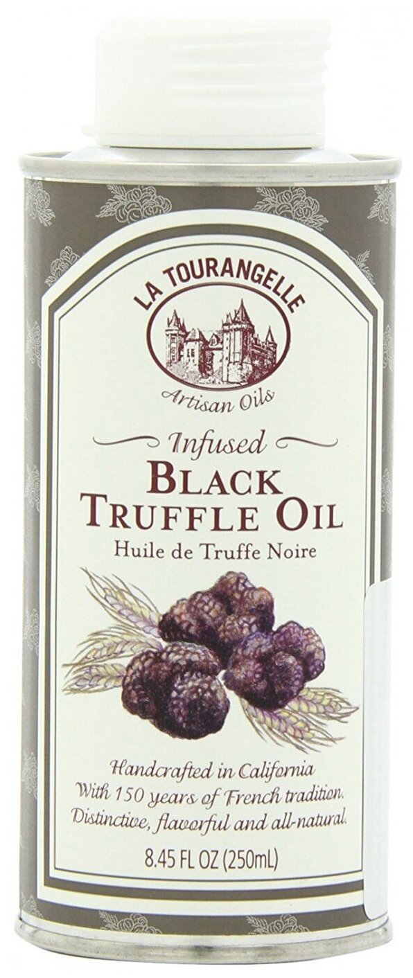 Масло La Tourangelle виноградных косточек, ароматизированное черным трюфелем "Black Truffle Flavoured Grapeseed Oil", 250 мл, 1шт