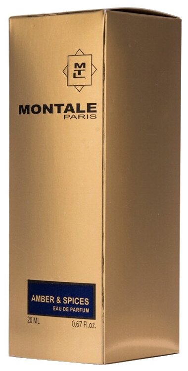 MONTALE парфюмерная вода Amber & Spices, 20 мл