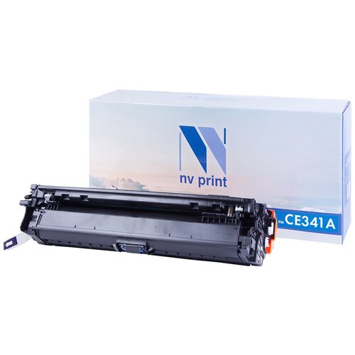 Картридж NV Print CE341A для HP, 16000 стр, голубой картридж nv print ce341a для hp 16000 стр голубой