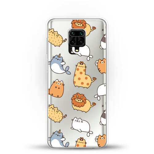 фото Силиконовый чехол котики на xiaomi redmi note 9s andy & paul