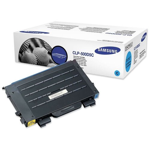 картридж samsung clp 600 серия голубой clp c600a Картридж Samsung CLP-500D5C, 5000 стр, голубой