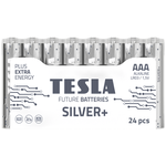 Батарейка Tesla SILVER AAA + 24шт - изображение