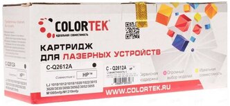 Картридж лазерный Colortek CT-Q2612A (12A) для принтеров HP