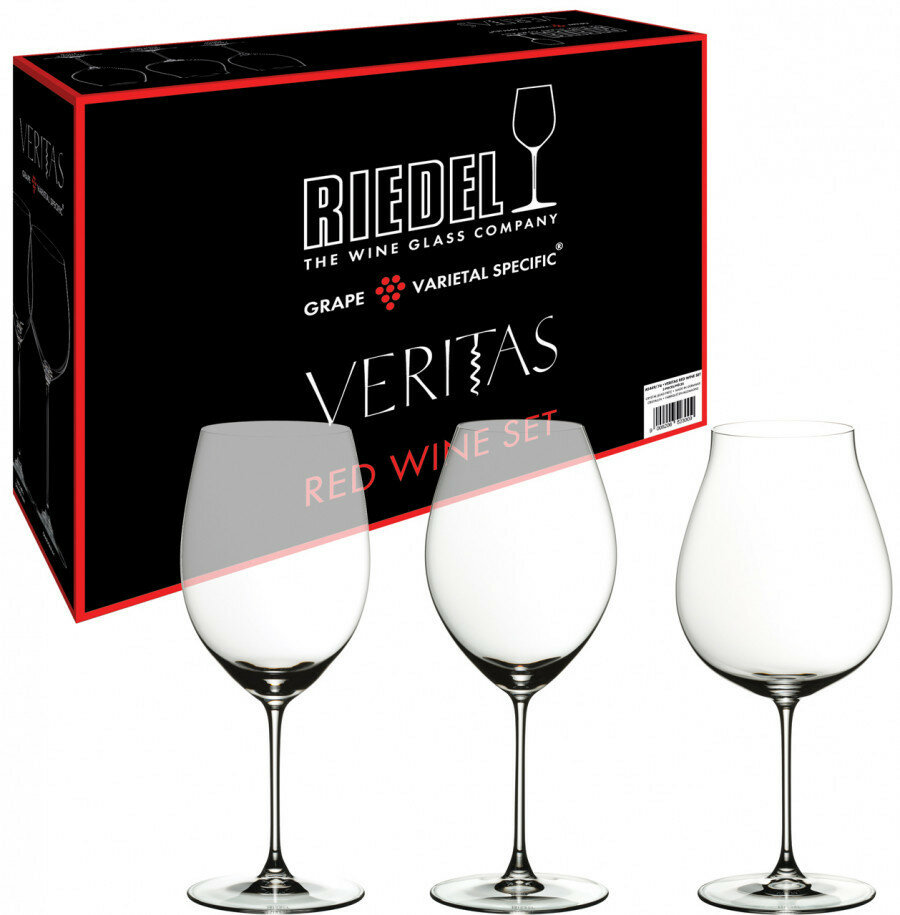 Набор бокалов для красного вина 3шт Riedel Veritas Tasting Set