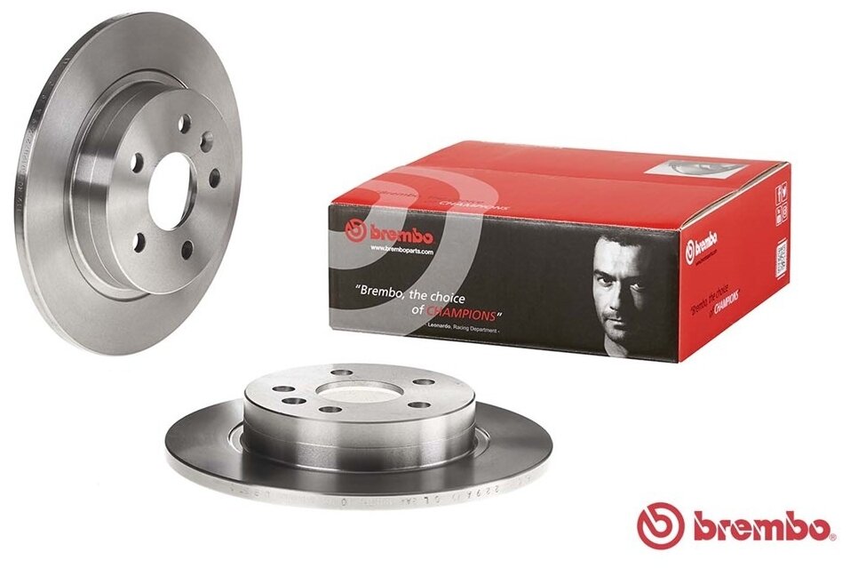 Тормозной диск задний brembo 08.B357.10