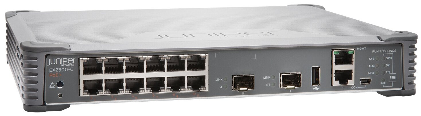 Коммутатор Juniper EX2300-C-12P.