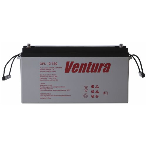 Аккумуляторная батарея Ventura GPL 12-150 12В 150 А·ч аккумуляторная батарея ventura gpl 12 150 12в 155 а·ч