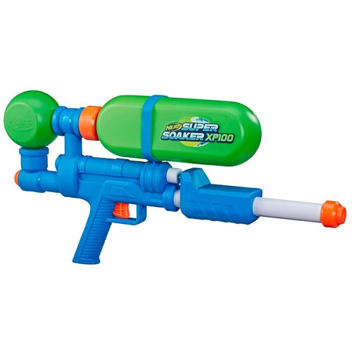 Водный бластер Nerf Supersoaker XP100 E6285, синий/зеленый бластер водяной hasbro nerf super soaker дино дренч