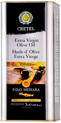 CRETEL масло оливковое нерафинированное Extra Virgin Estate P.D.O. Messara, 5 л