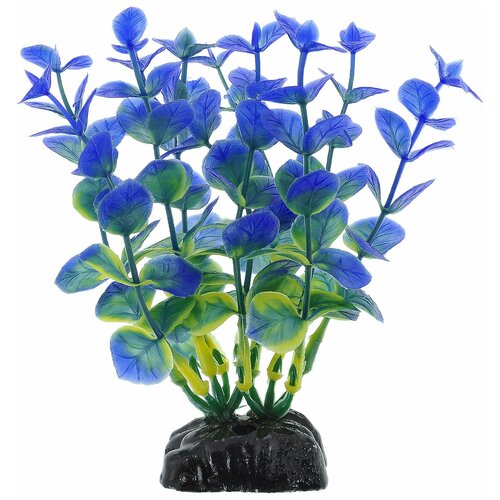 Пластиковое растение Бакопа синяя 10см (Барбус) Plant 026/10