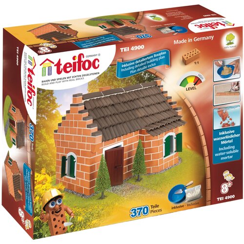 Конструктор TEIFOC Profi TEI4900 Дом, 370 дет. teifoc village 4310 stone building kit