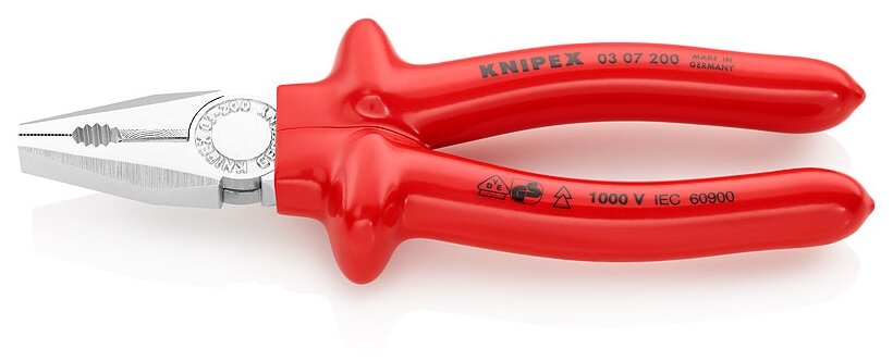 Плоскогубцы Knipex 03 07 200 200 мм