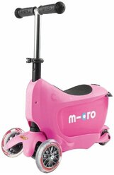 Кикборд для малышей Micro Micro Mini2go Deluxe, розовый