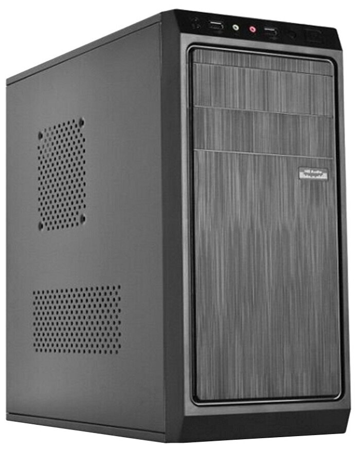 Корпус системного блока EXEGATE XP-401-XP350 (ATX, БП XP350 с вент. 12см, 2*USB, аудио, черный)