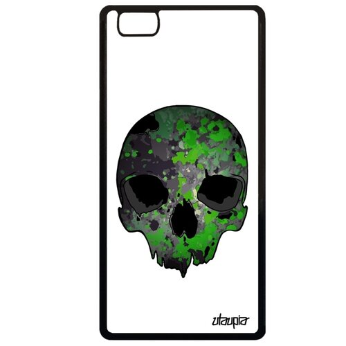 фото Чехол для p8 lite 2015, "череп" скелет мертвец utaupia