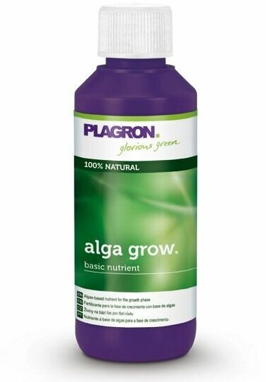 Удобрение для растений Plagron Alga Grow 100мл, органическое удобрение для роста растения