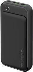 Внешний аккумулятор NRG Turbo 20000 mAh, QC3.0, PD, 22,5W, черный, Deppa, крафт, Deppa 33636-OZ