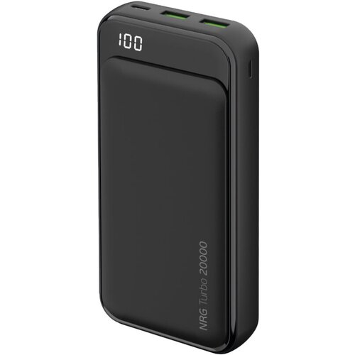 Внешний аккумулятор NRG Turbo 20000 mAh QC30 PD 225W черный Deppa крафт Deppa 33636-OZ 279900₽