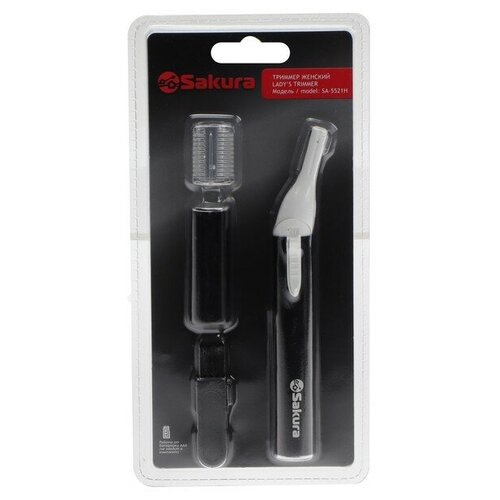 Триммер для волос Sakura SA-5521HB для телалица 1хААА не в компл чёрный 72700₽