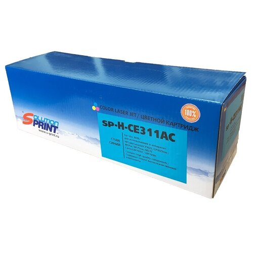 SOLUTION PRINT SP-H-CE311A, 1000 стр, голубой solution print sp h ce311a 1000 стр голубой