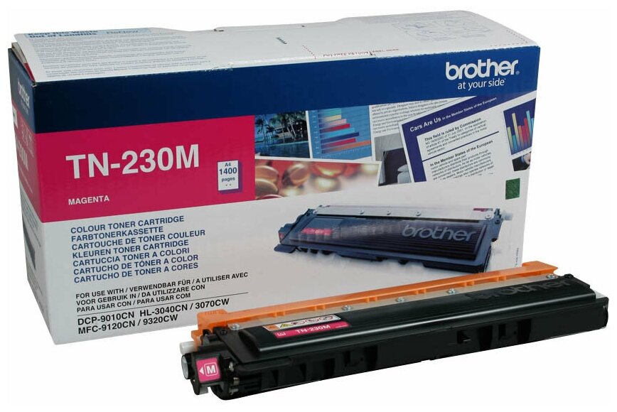 Brother TN-230M Тонер-картридж для HL-3040CN/DCP-9010CN/MFC-9120CN пурпурный (1400 стр.)