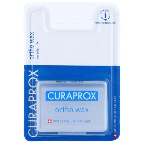 Curaprox Ortho Wax ортодонтический воск для брекетов, 7уп.