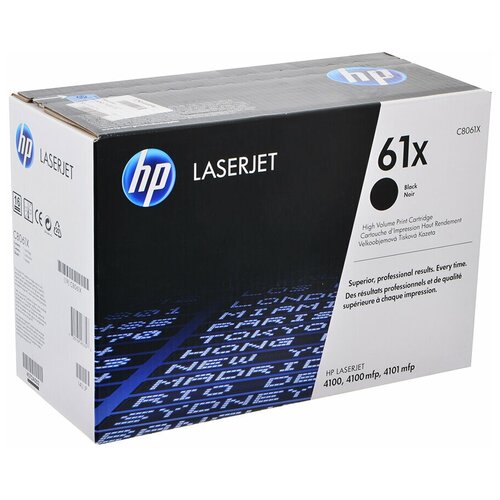 Картридж HP C8061X, 10000 стр, черный картридж superfine sfr c8061x 10000 стр черный
