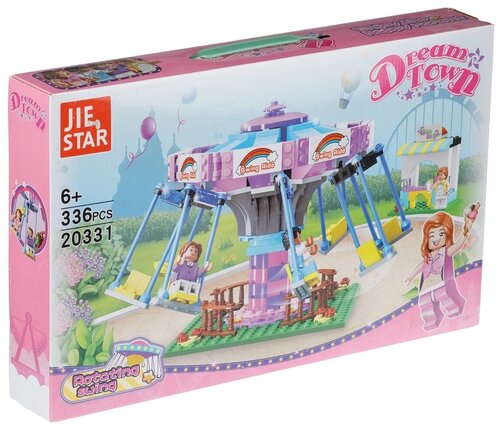 Конструктор Jie Star Dream Town 20331 Карусель, 336 дет.