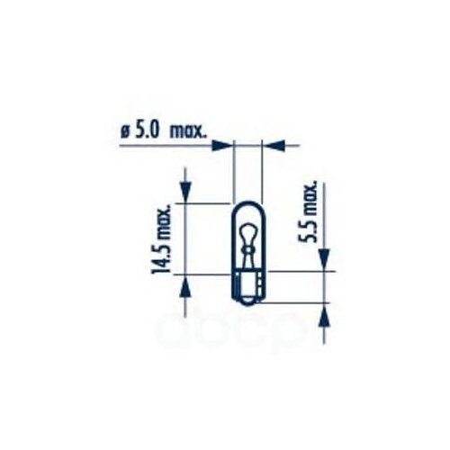 Лампа Подсветки W2,3w 12v 2,3w 