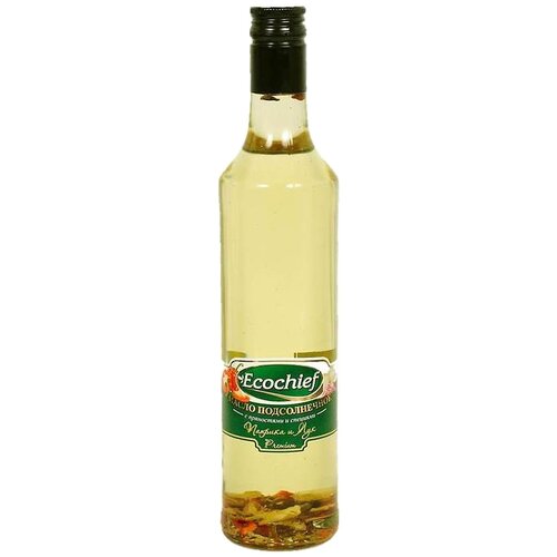 фото Ecochief масло подсолнечное рафинированное дезодорированное паприка и лук, 0.5 л