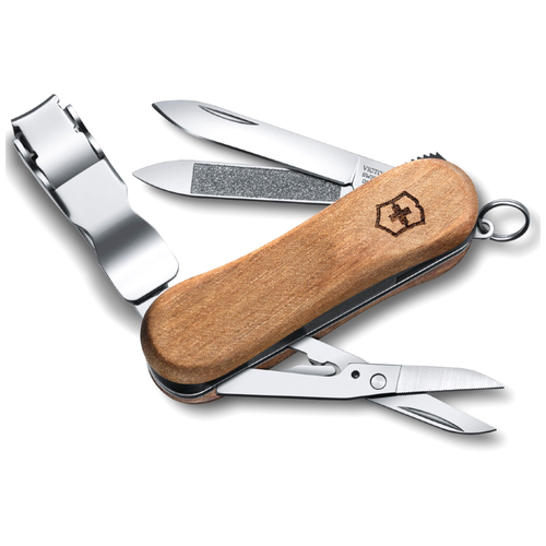 Нож-брелок NailClip Wood коричневый Victorinox 0.6461.63 GS