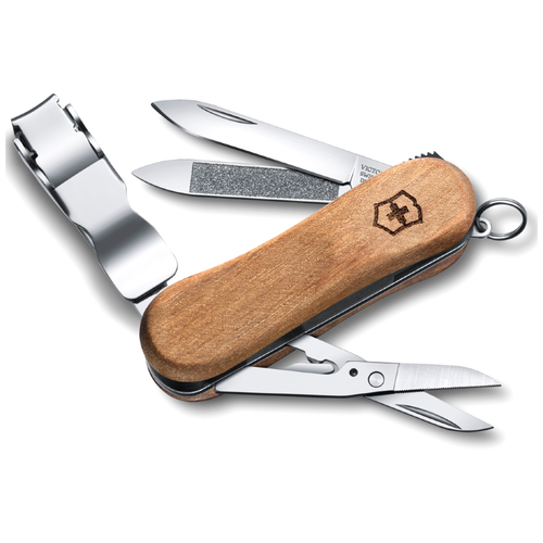 Нож многофункциональный VICTORINOX NailClip Wood 580 бежевый мультитул брелок victorinox nailclip wood 580 бежевый