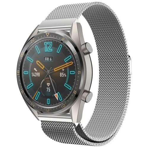 Стальной магнитный ремешок для Huawei Watch GT / GT2 / Samsung Watch 22 мм, миланская петля гидрогелевая пленка для смарт часов samsung galaxy watch 46mm глянцевая не стекло защитная watch