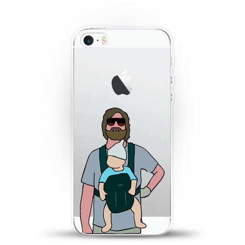 фото Силиконовый чехол алан на apple iphone 5/iphone 5s/iphone se andy & paul