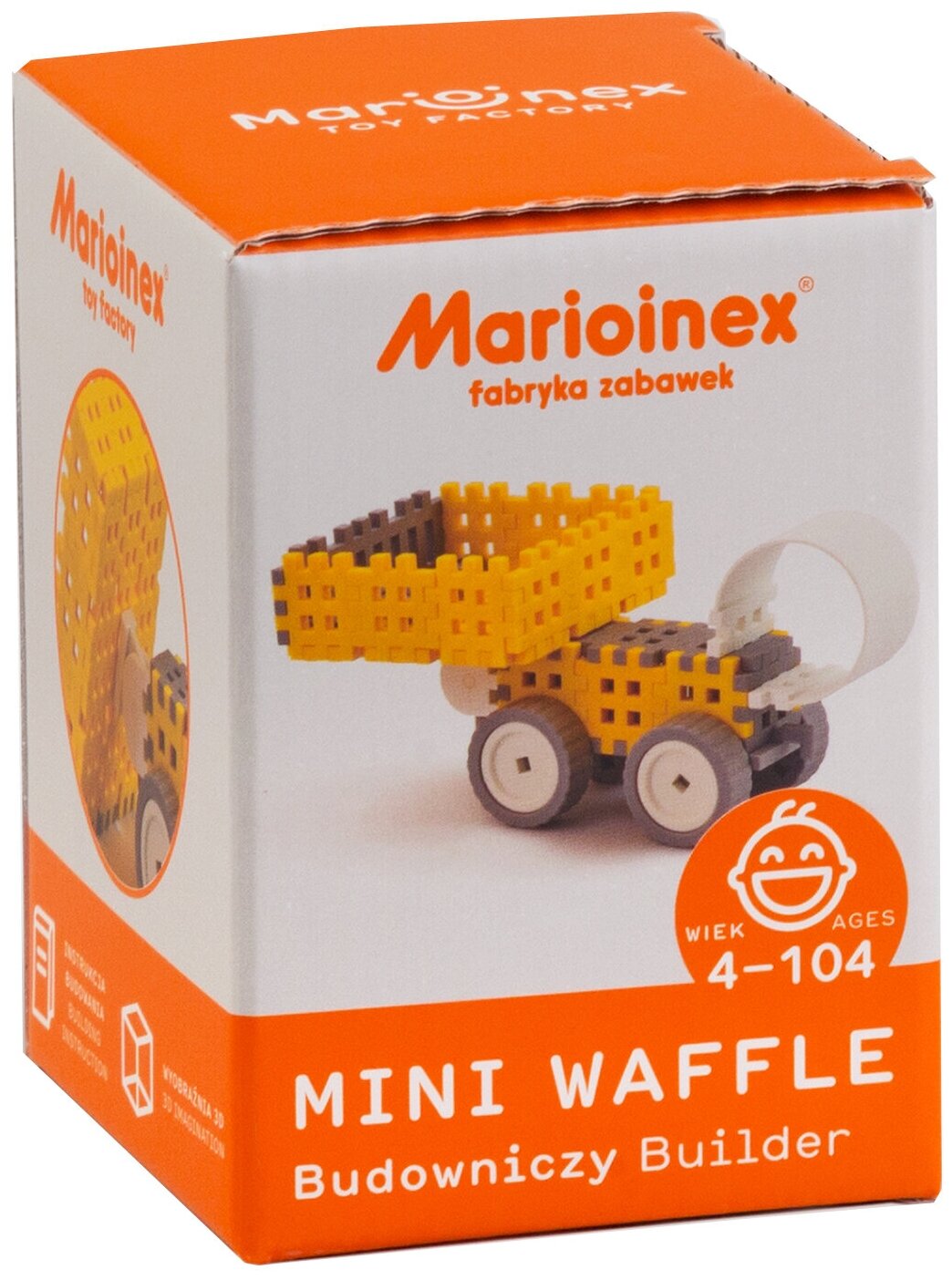 Конструктор Marioinex "Мини вафли — Строитель"(маленький) – 42 элемента