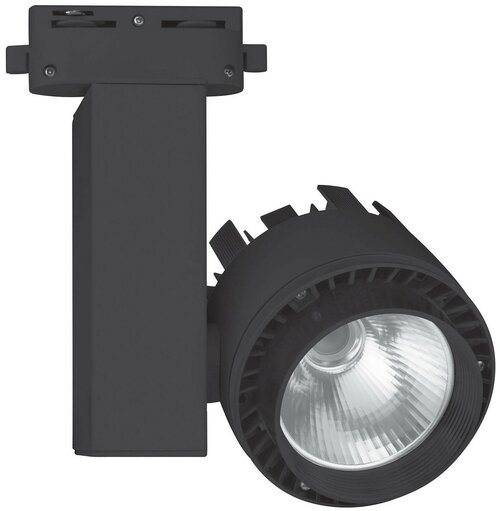 Трековый светильник Uniel Volpe ULB-Q250 20W/NW/A Black, 4000 К, черный