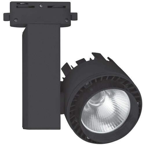 Трековый светильник-спот Uniel Volpe ULB-Q250 20W/NW/A Black, цвет арматуры: черный, цвет плафона: черный