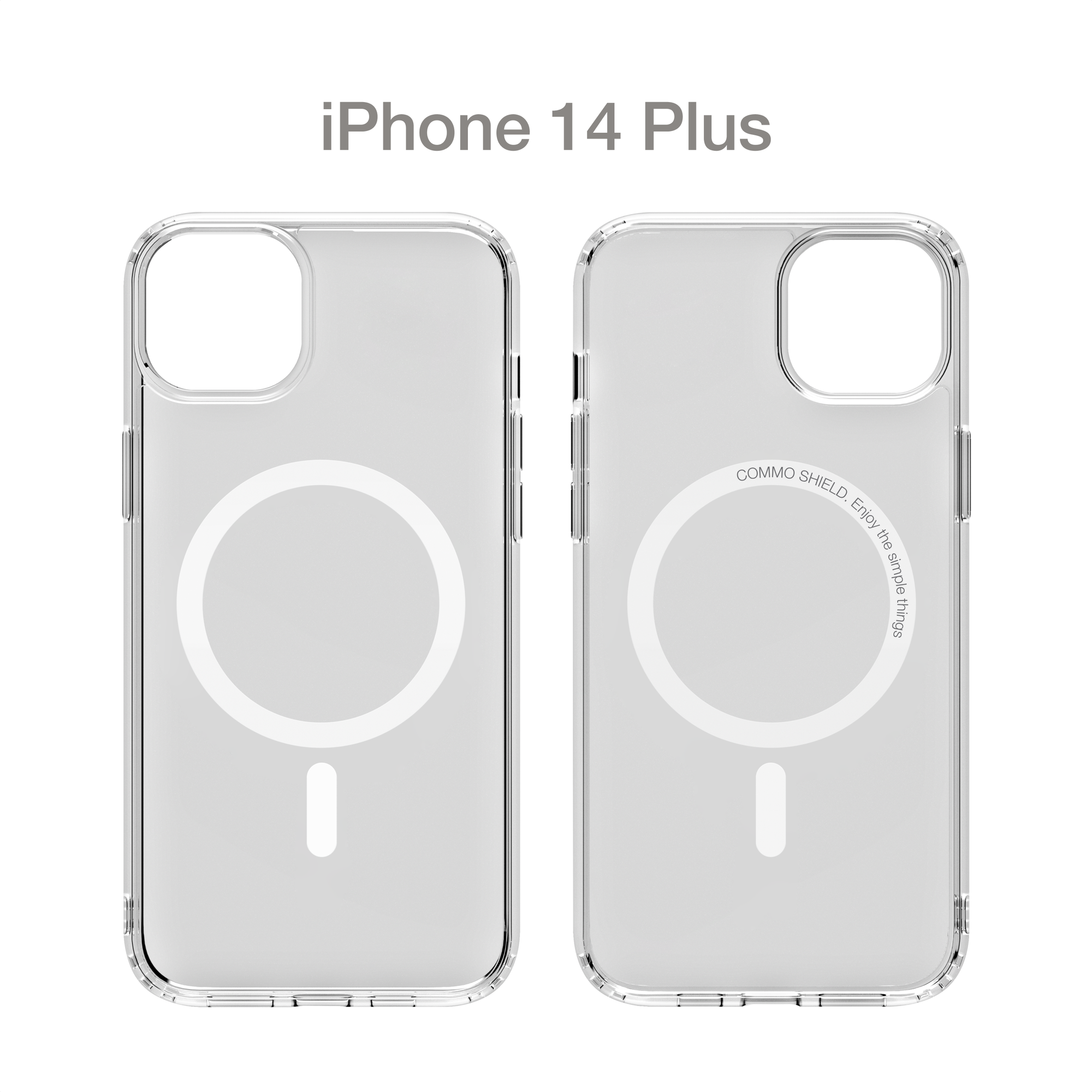 Прозрачный чехол COMMO Shield Case для iPhone 14 Plus с поддержкой беспроводной зарядки