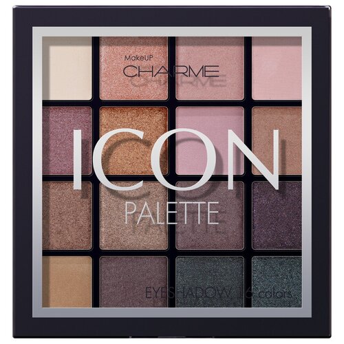 CHARME Палетка теней для век ICON 02 Розовый