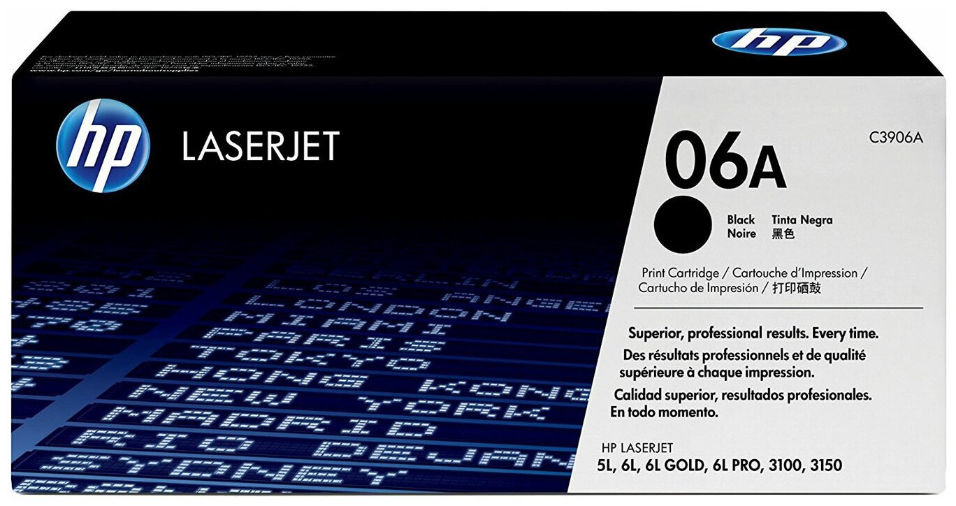 Лазерный картридж Hewlett Packard C3906A (HP 06A) Black