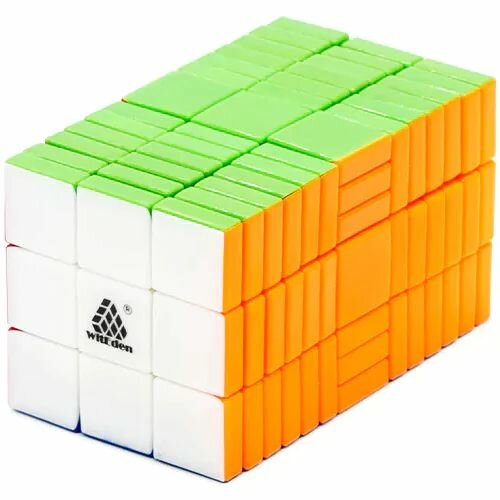 Кубик рубика / WitEden 3x3x15 II Цветной пластик / Игра головоломка