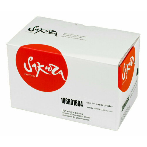 3 шт. Картридж лазерный Sakura 106R01604 черный 3000 стр. для Xerox (SA106R01604)