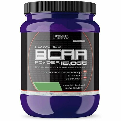 Ultimate Nutrition BCAA Powder 12000 228 гр (Ultimate Nutrition) Лимон-лайм