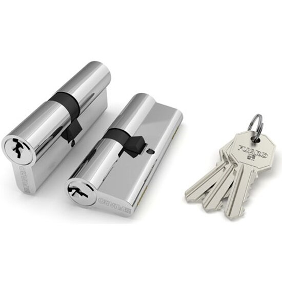 Цилиндровый механизм Fuaro (100 CA) 1000 CA Key 70 (30+10+30) CP хром 3Key