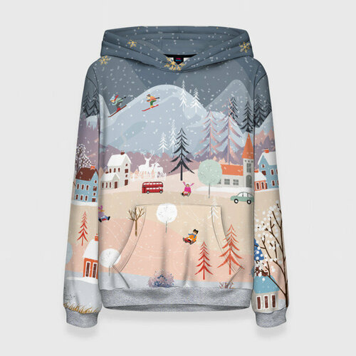 Толстовка, размер 60/62, мультиколор