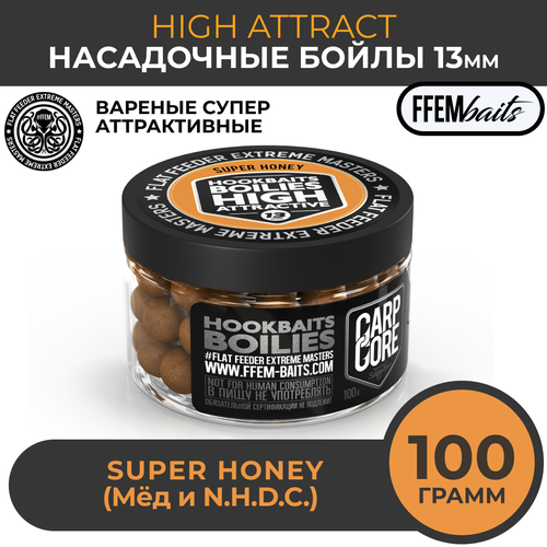 бойлы насадочные варёные hookbaits boilies high attract super honey мёд и n h d c 13 мм тонущие аттрактивные high attractive 13mm Бойлы насадочные варёные HOOKBAITS BOILIES HIGH ATTRACT Super Honey (Мёд и N.H.D.C.) 13 мм / тонущие аттрактивные HIGH Attractive 13mm