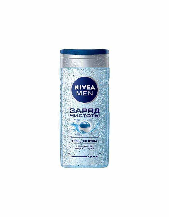 Nivea Men Гель для душа Заряд чистоты, 250 мл, 1 шт