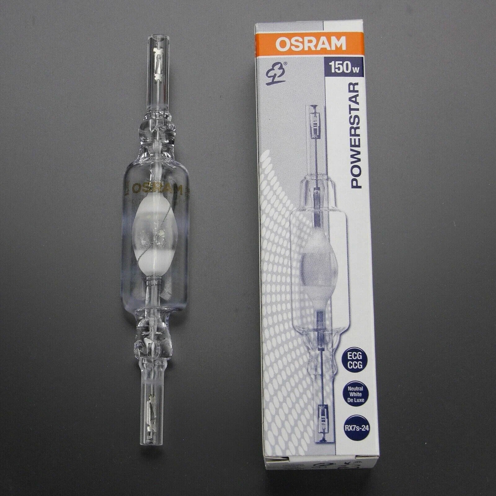 Лампа газоразрядная OSRAM Powerstar HQI-TS NDL Excellence, RX7S, 150 Вт